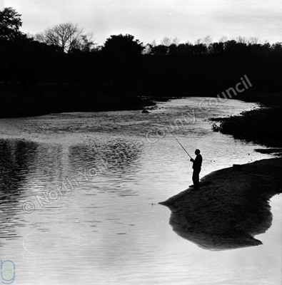 Fishing, River Wharfe, Arthington